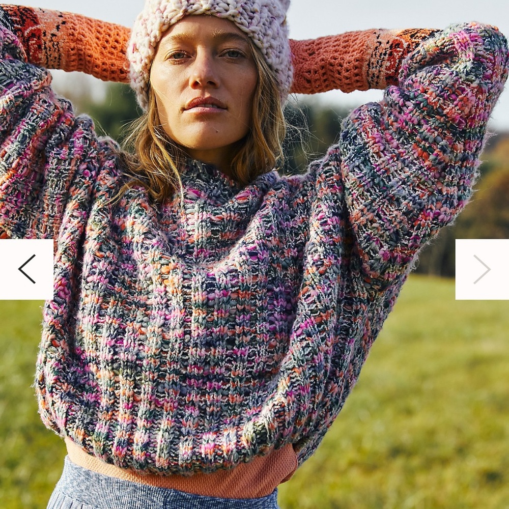 Free People Confetti Pullover Sweater